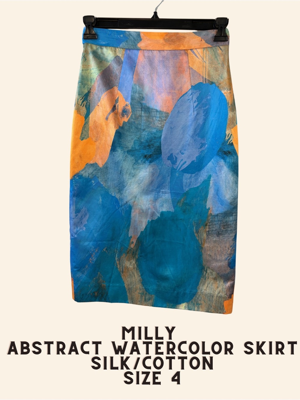 Milly Watercolor Pencil Skirt